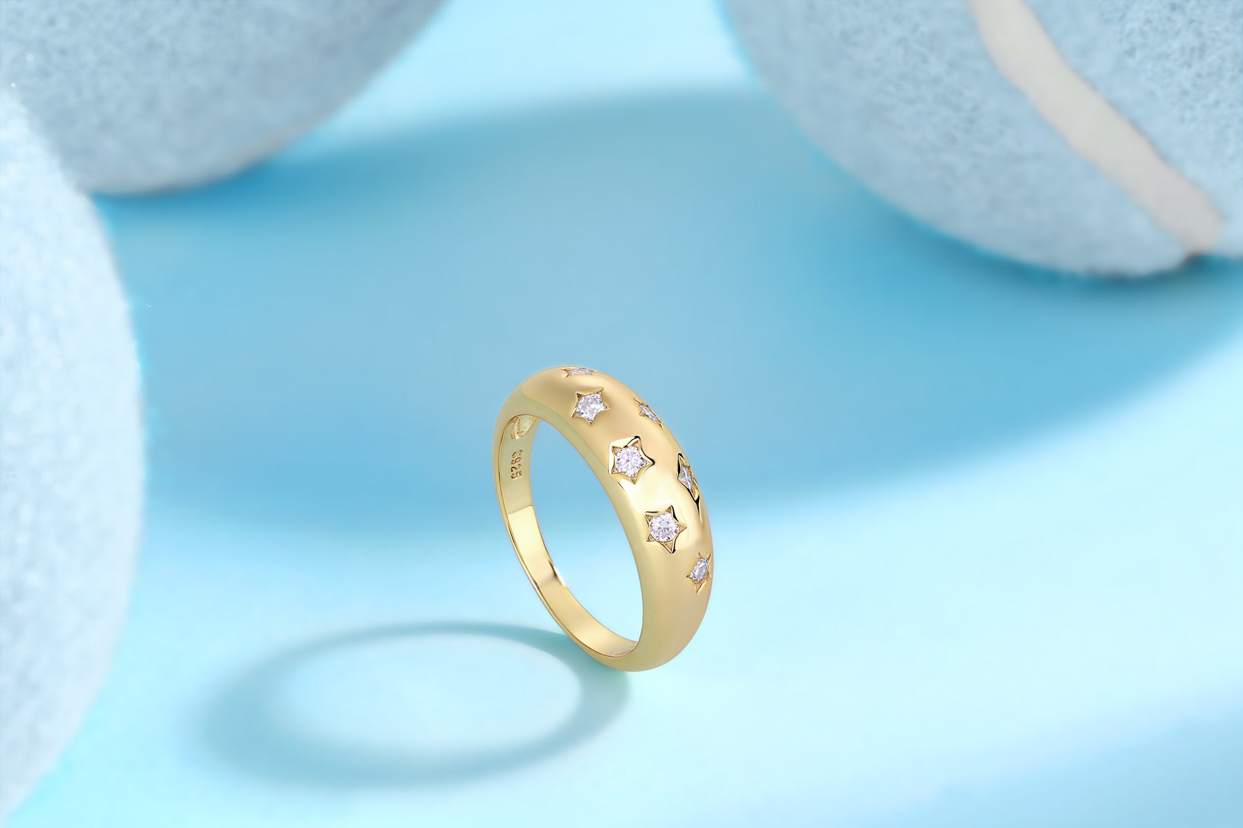 Fashionable Starry Ring image 5