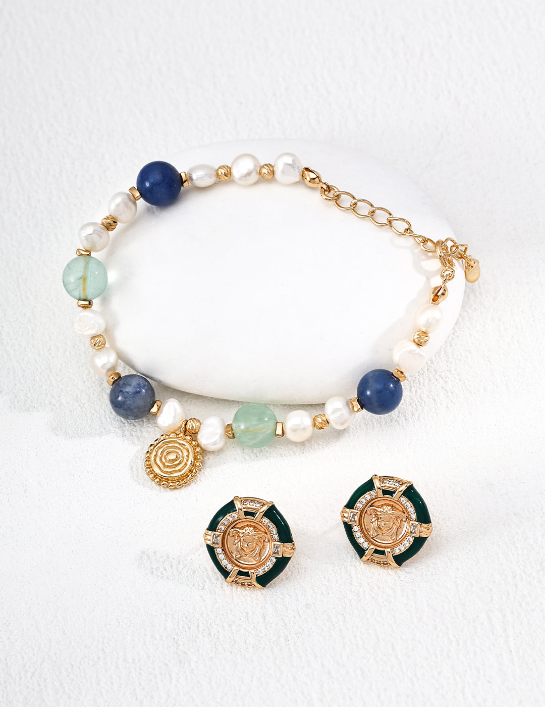 925 silver drop glaze earrings image 2