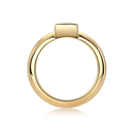 Champagne Starry Tide Square Ring image 1