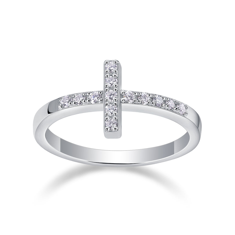 Holy Light Cross Diamond Ring image 2