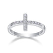 Holy Light Cross Diamond Ring image 2