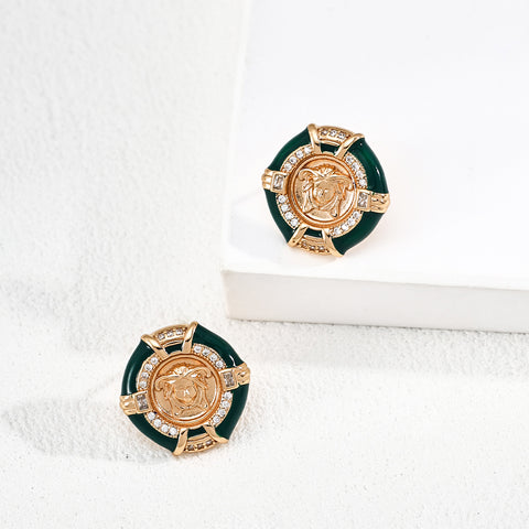 925 silver drop glaze earrings image 1