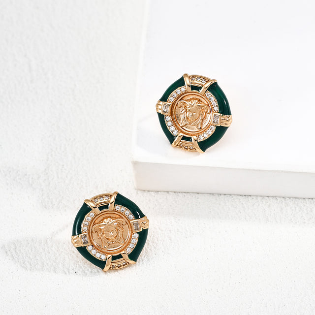 925 silver drop glaze earrings image 1