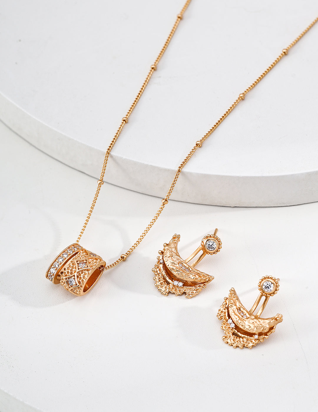 S925 silver vintage zircon earrings image 3