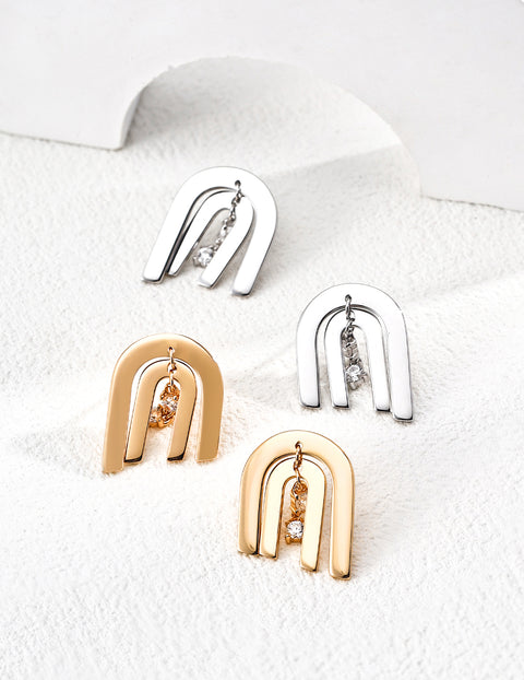 zircon earrings image 0