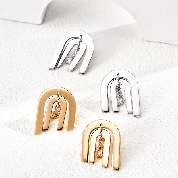 zircon earrings image 0