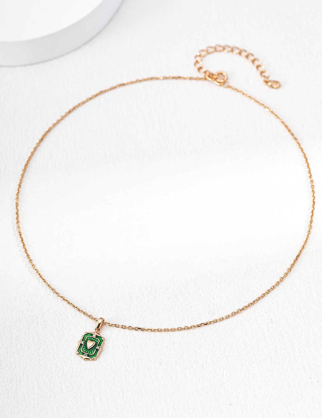 Vintage dripping glaze necklace image 0