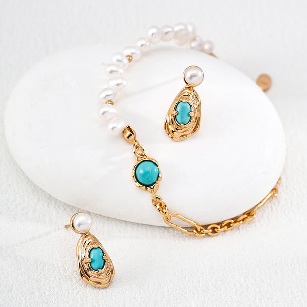 pearl gemstone bracelet image 0