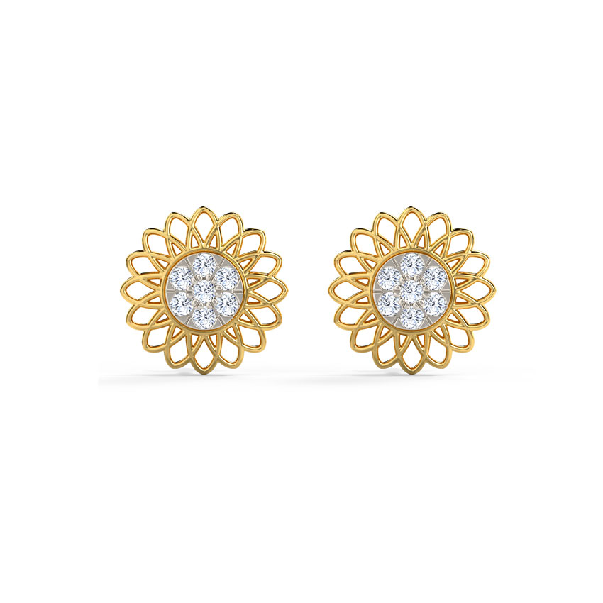 Evie Detachable Diamond Stud Earrings image 1