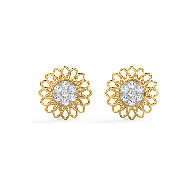Evie Detachable Diamond Stud Earrings image 1