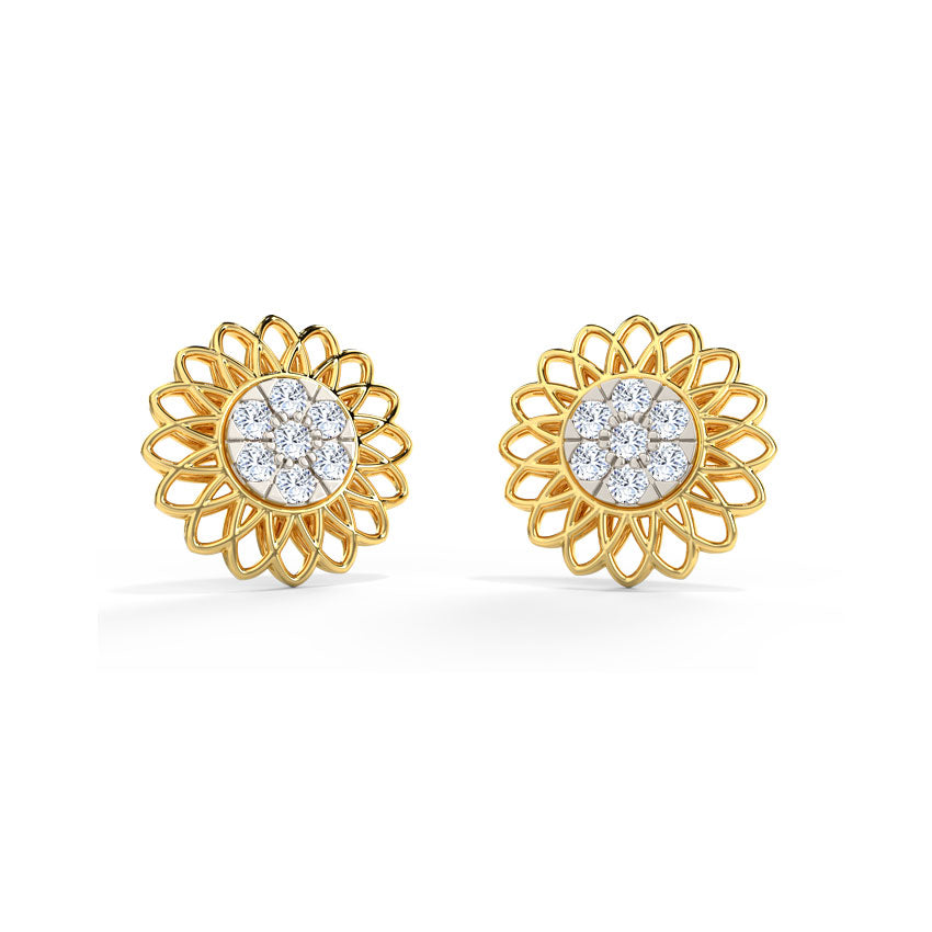 Evie Detachable Diamond Stud Earrings image 3