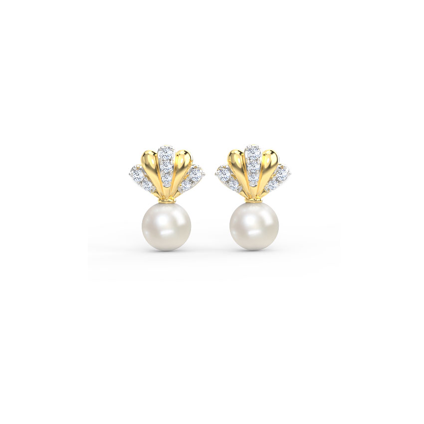 Cinderella Shining Diva Pearl Stud Earring image 0