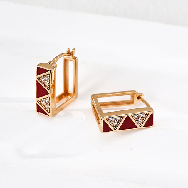 dripping glaze earrings image 1