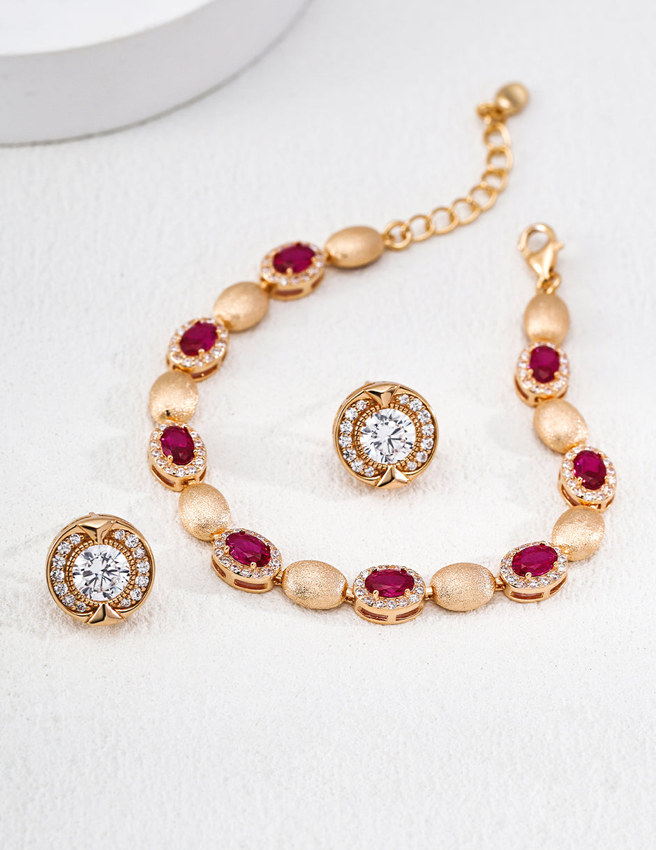 S925 silver fashion zircon earrings image 3