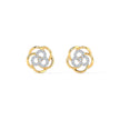 Floweret Cluster Diamond Stud Earrings image 0
