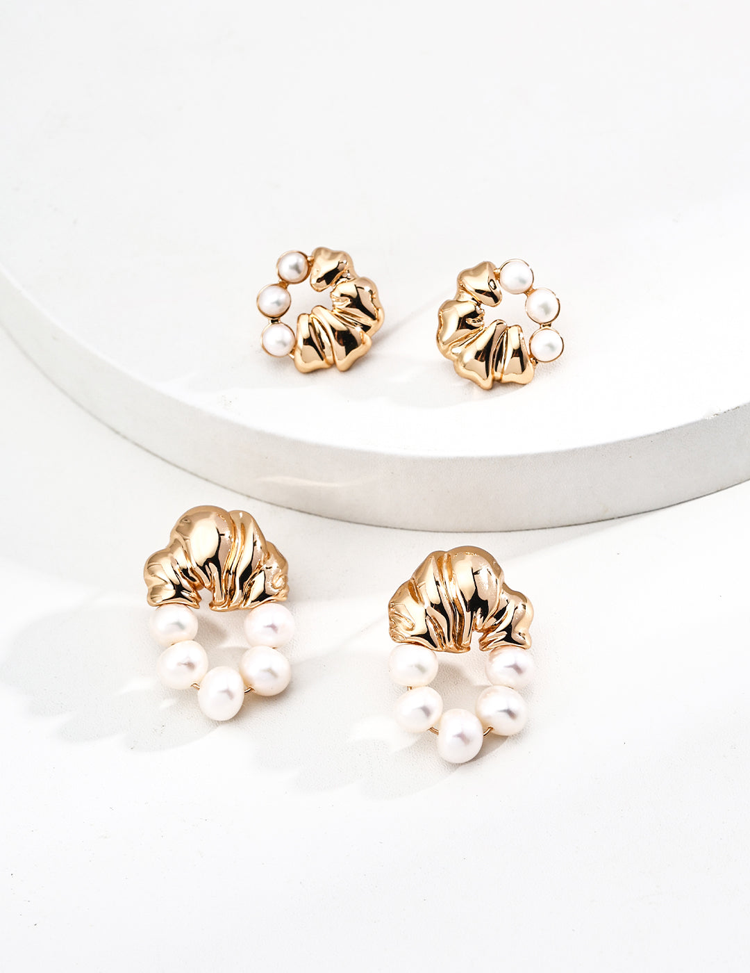 S925 Silver Retro Pearl Earrings image 2