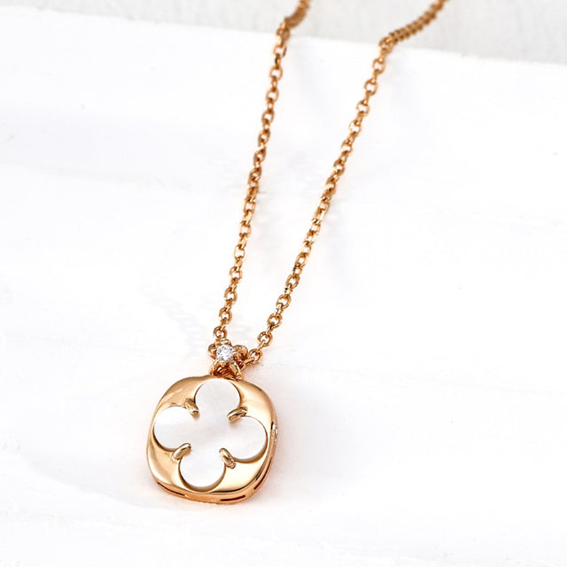 Carnelian/shell earrings - Mother-of-pearl necklace image