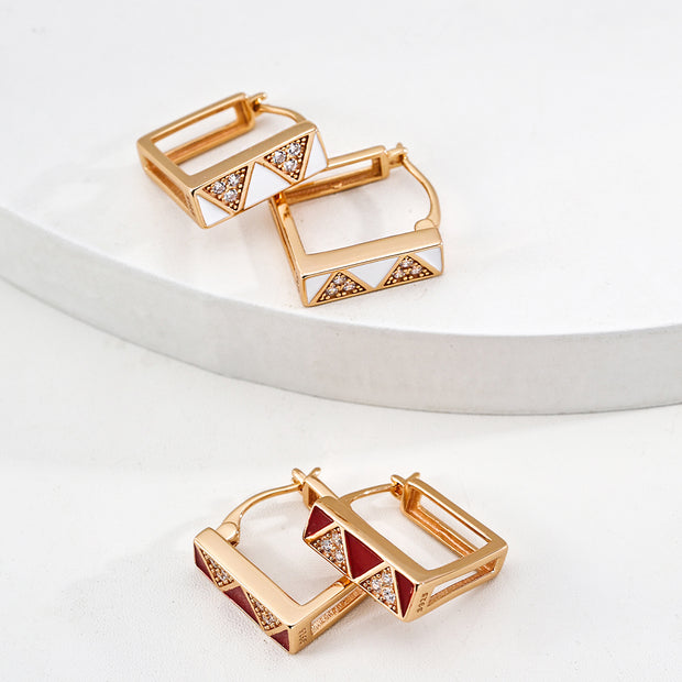 dripping glaze earrings image 0