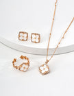 Regal Four-Leaf Clover Necklace Collection