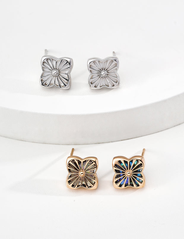Modern Mother-of-Pearl Four-Leaf Clover Collection