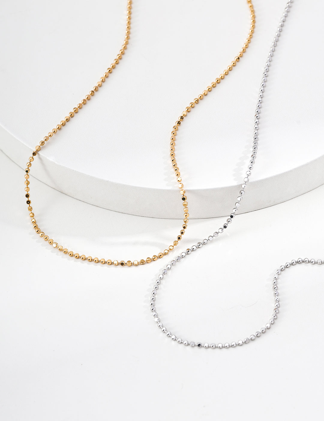 Minimal Sterling Silver Chain Necklace