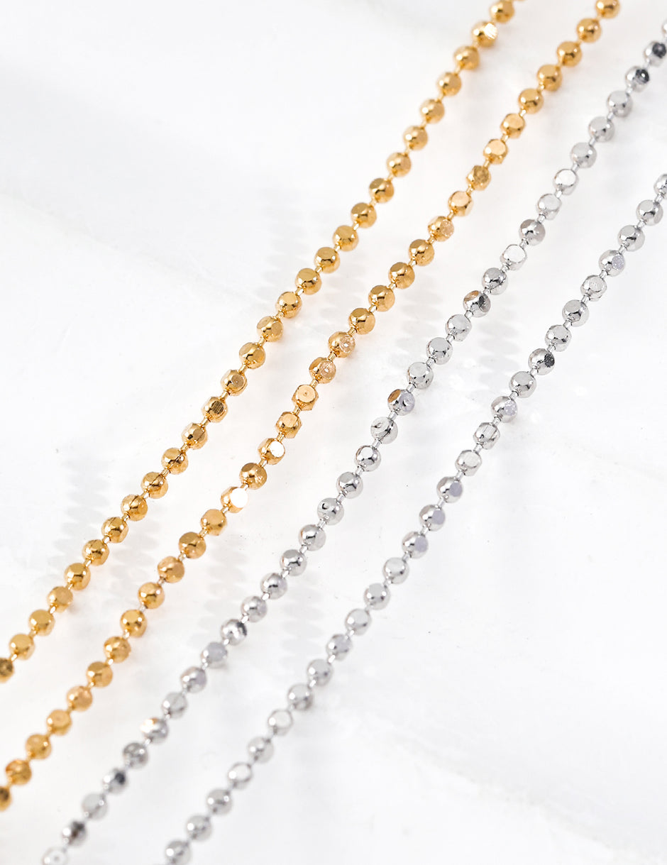 Minimal Sterling Silver Chain Necklace