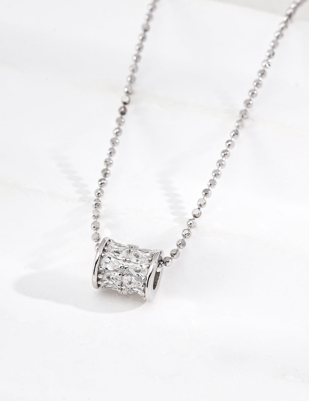 S925 Sterling Silver Fashion Cubic Zirconia Necklace