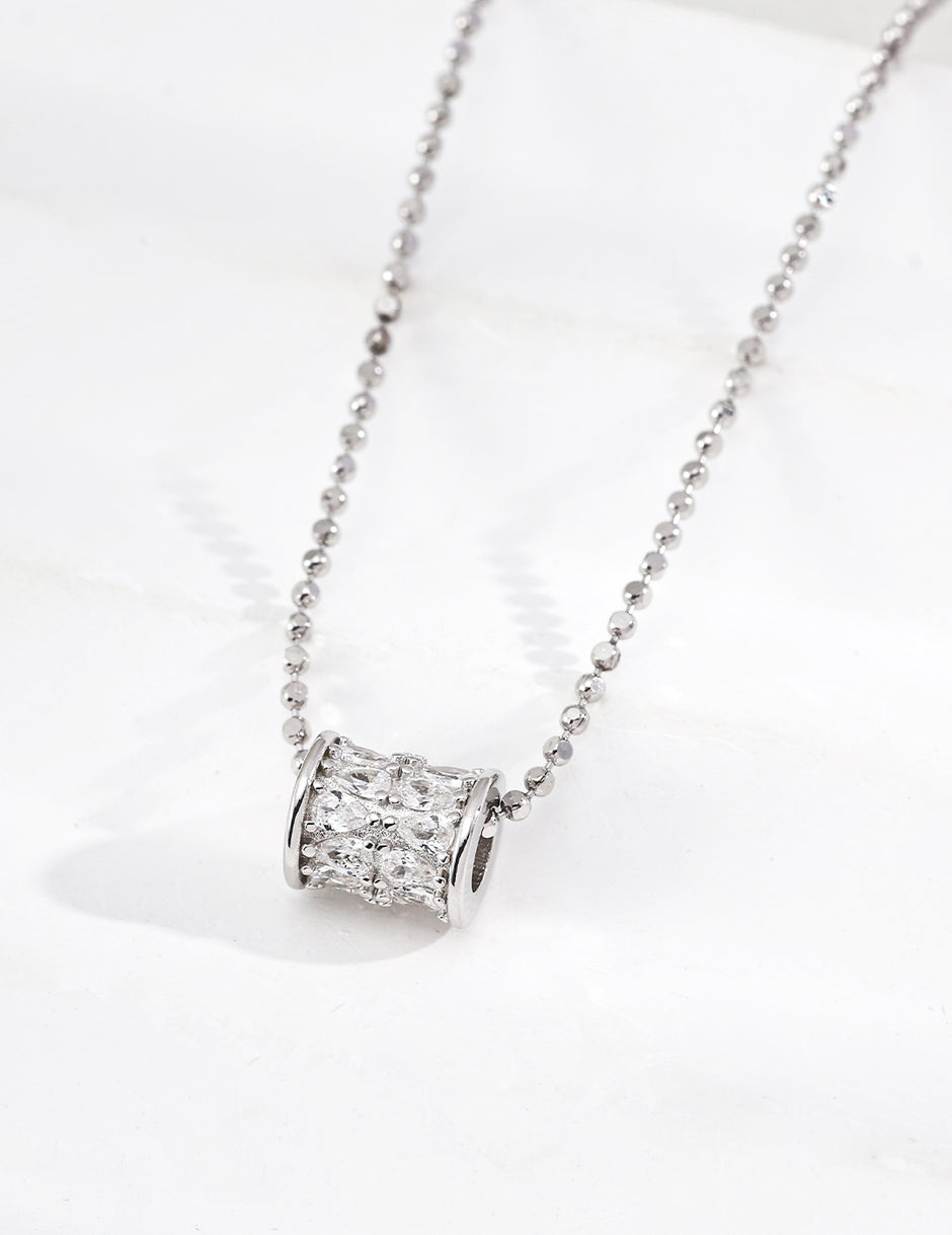 S925 Sterling Silver Fashion Cubic Zirconia Necklace