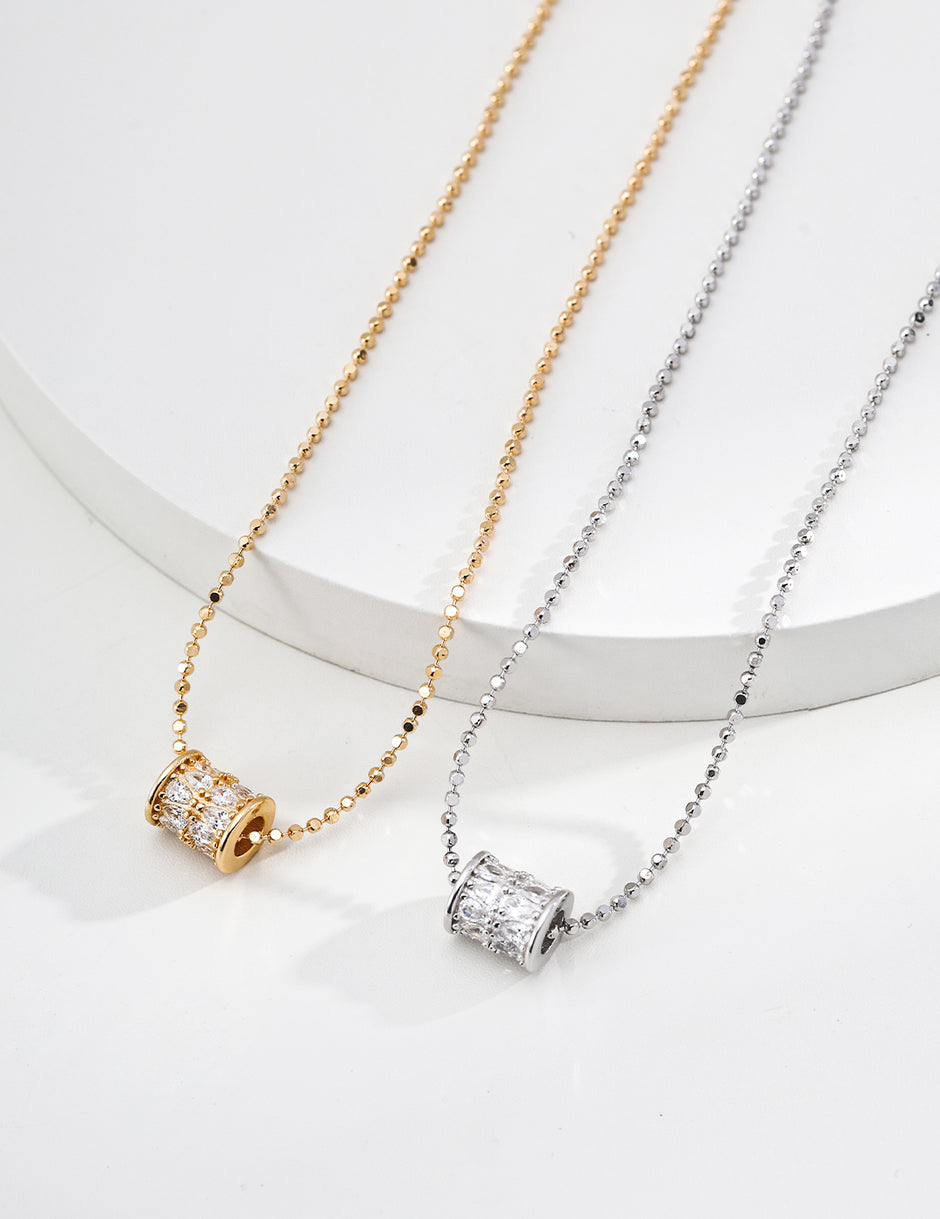 S925 Sterling Silver Fashion Cubic Zirconia Necklace