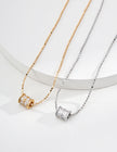 S925 Sterling Silver Fashion Cubic Zirconia Necklace
