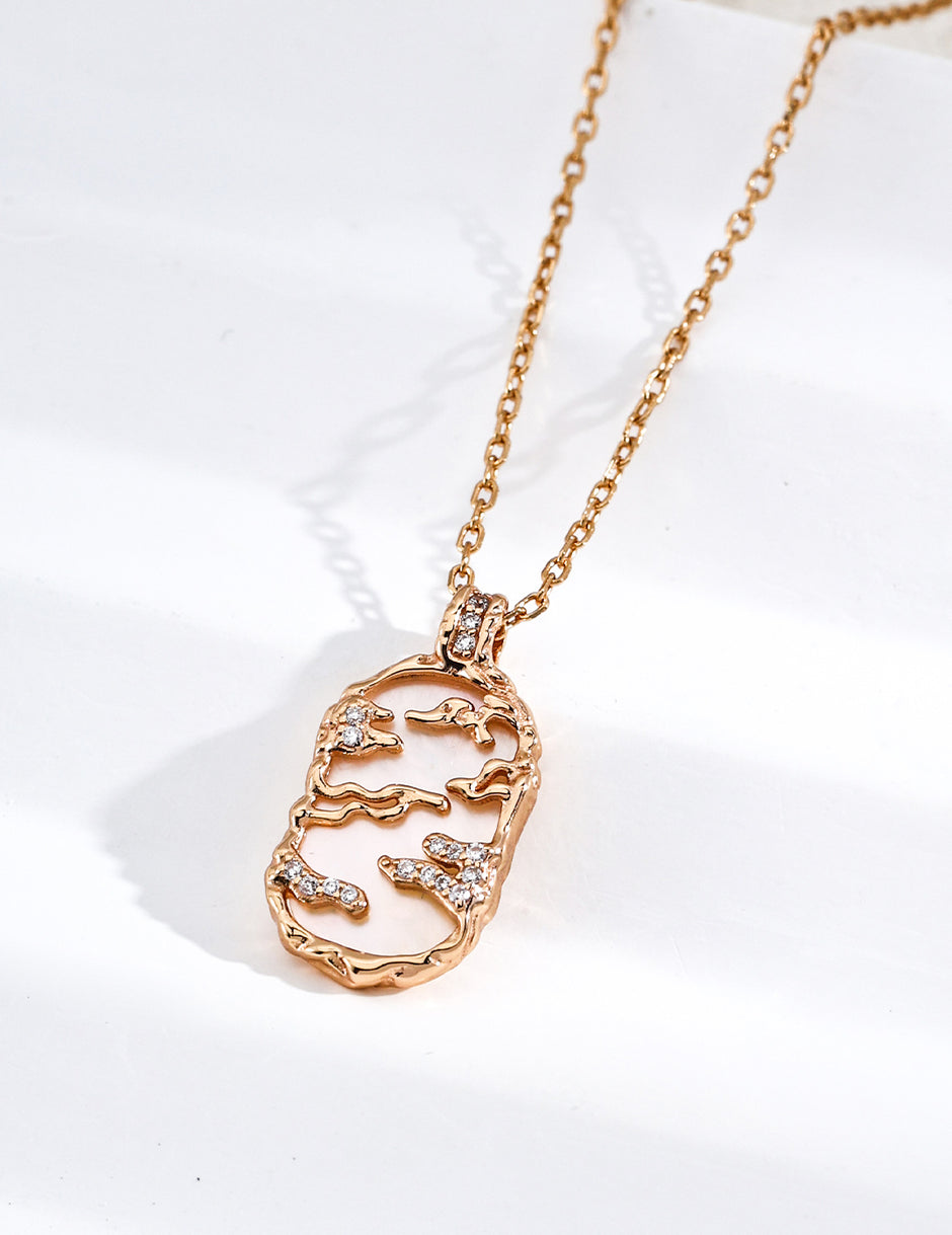 Vintage S925 Sterling Silver Fuyao Necklace, Retro Pendant Jewelry Gift