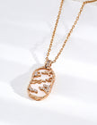 Vintage S925 Sterling Silver Fuyao Necklace, Retro Pendant Jewelry Gift