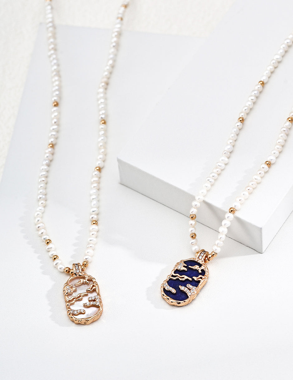 S925 Sterling Silver Vintage Fuyao Chain Necklace