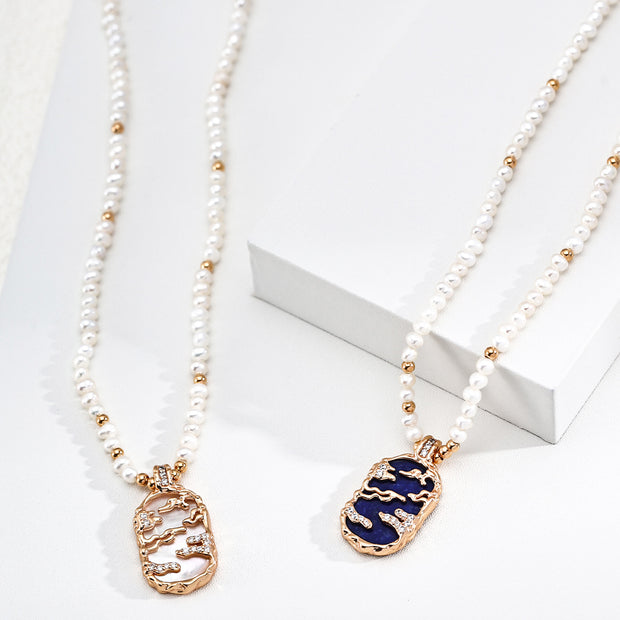 S925 Sterling Silver Vintage Fuyao Chain Necklace