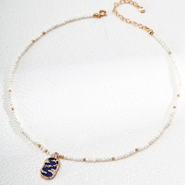 S925 Sterling Silver Vintage Fuyao Chain Necklace