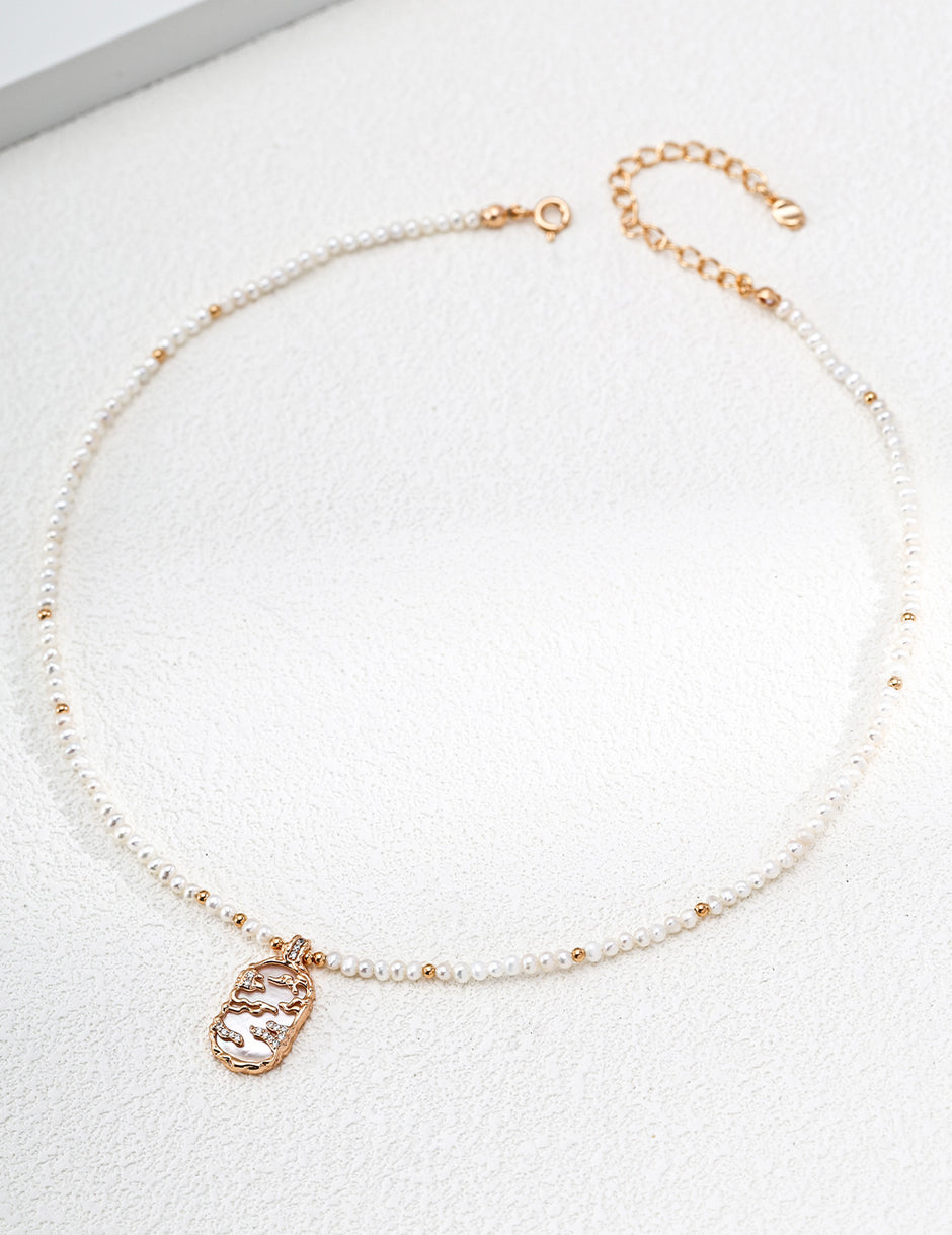 S925 Sterling Silver Vintage Fuyao Chain Necklace