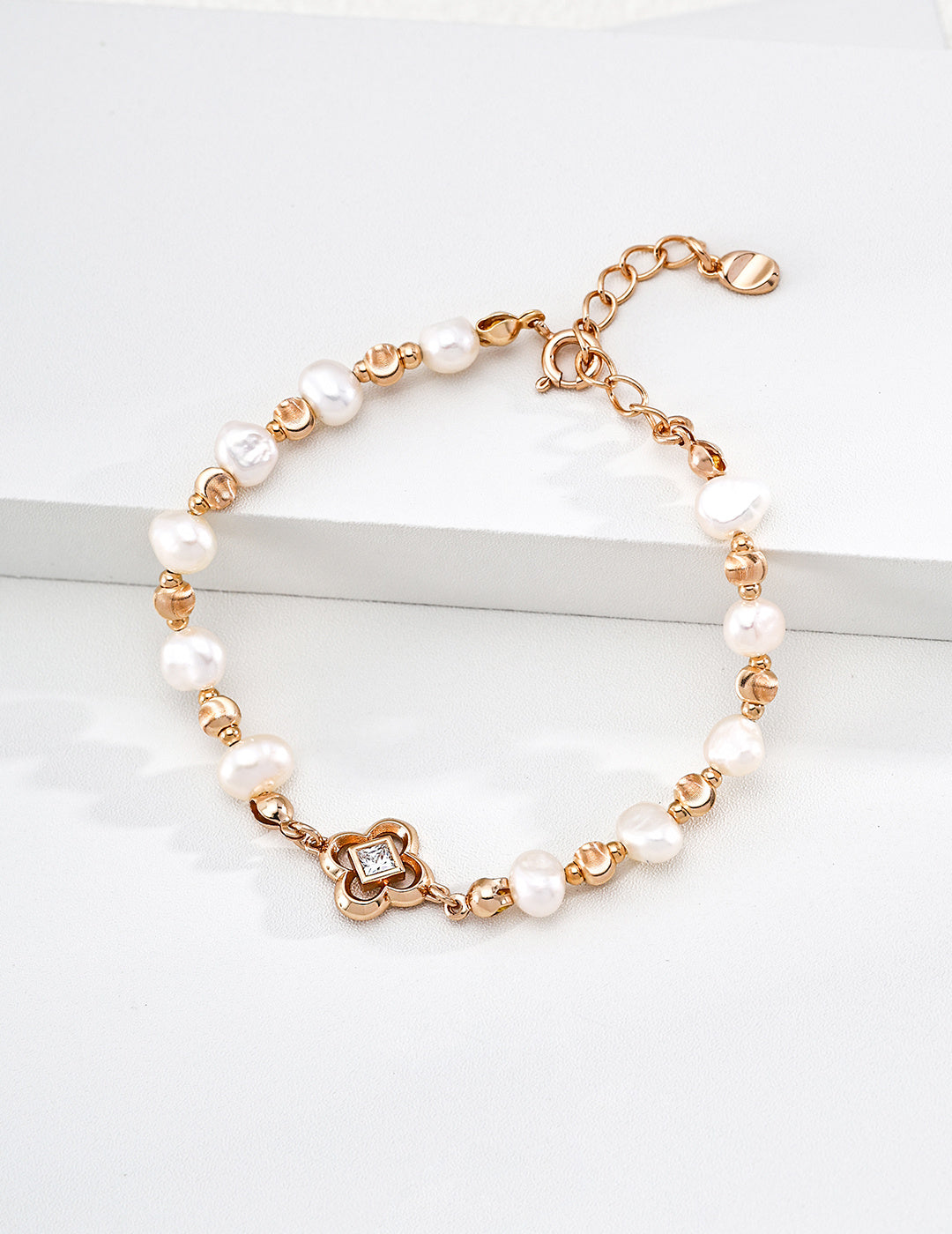 MISSA Natural Freshwater Pearl Bracelet • S925 Sterling Silver
