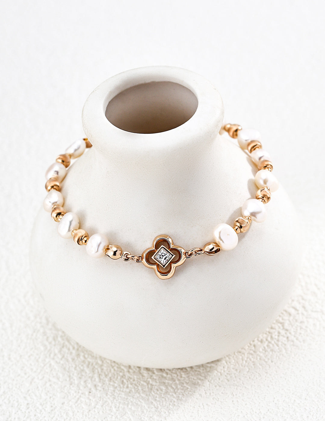 MISSA Natural Freshwater Pearl Bracelet • S925 Sterling Silver
